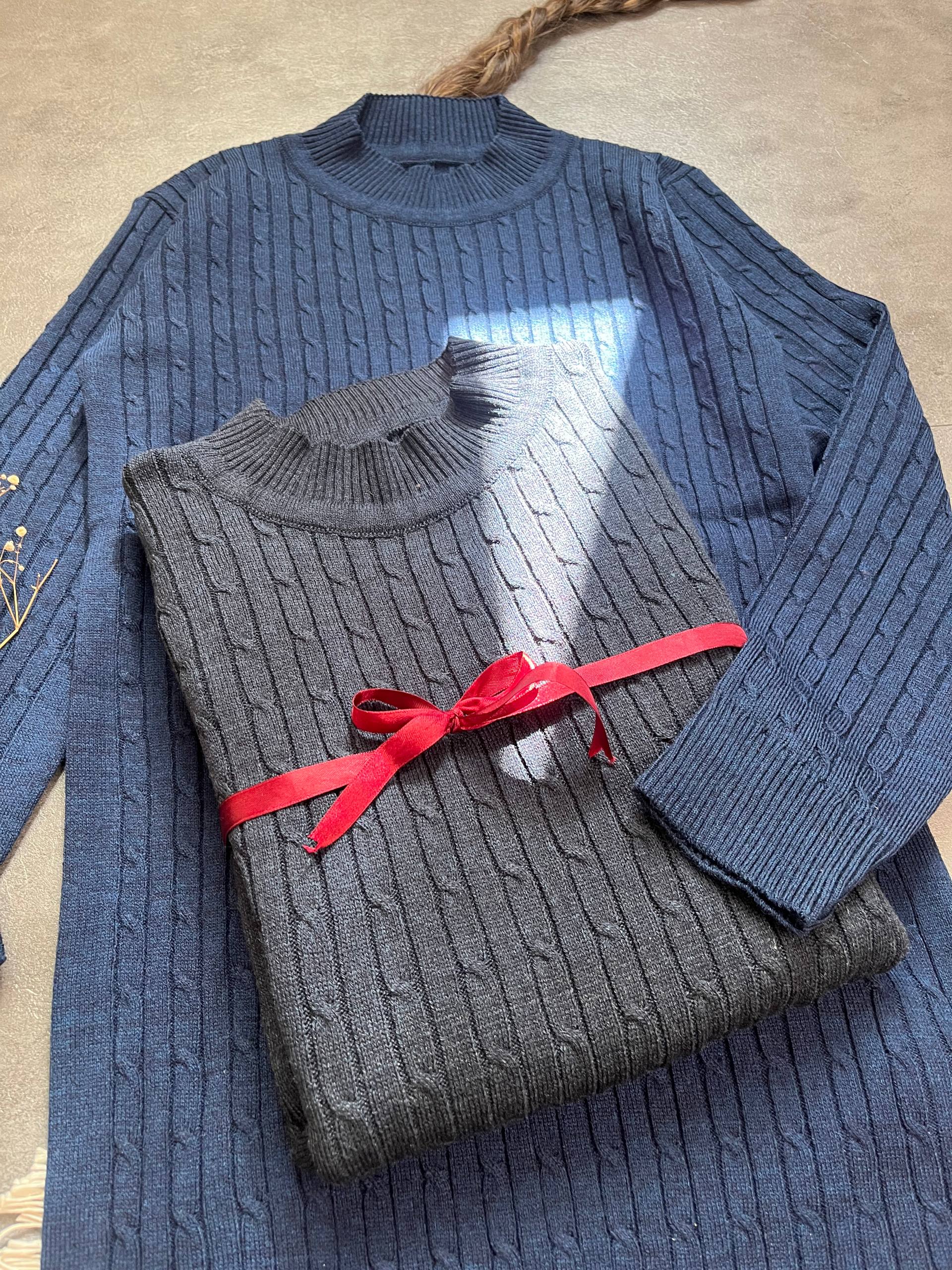 بافت زنجیری زنانه فری سایز (۳۶ تا ۴۶) | جنس نخ آکرلیک کشسان | مناسب پاییز و زمستان