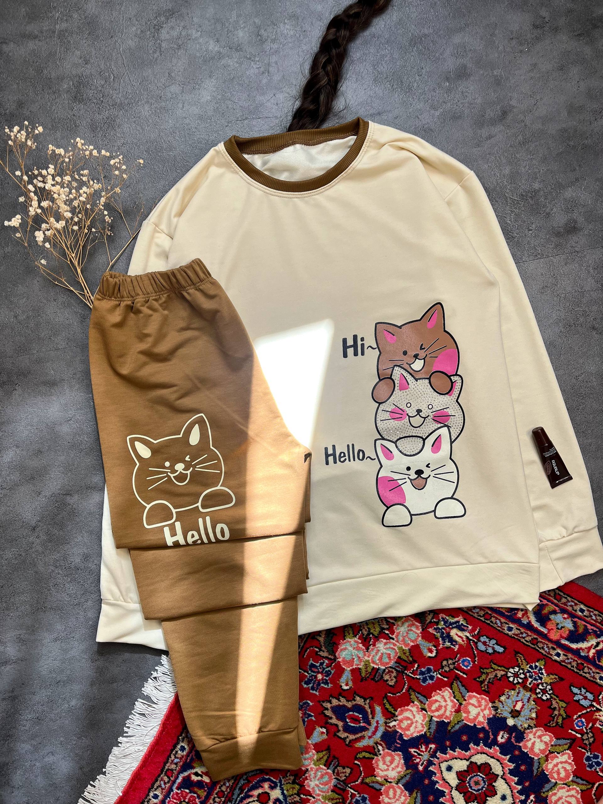 ست بلوز و شلوار دخترانه | طرح دار و چاپی | فری سایز | مناسب فصل