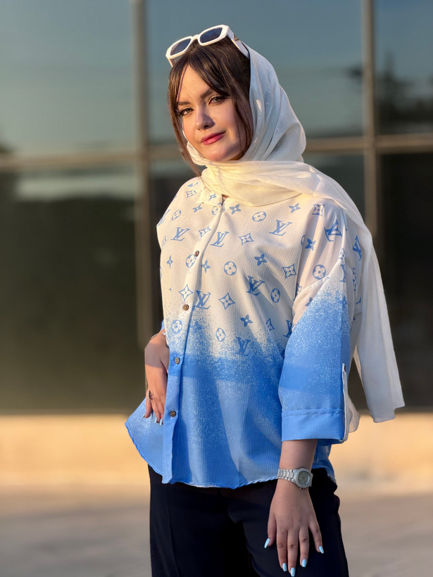 شومیز زنانه طرح LY | فری سایز | ترندی و کاربردی