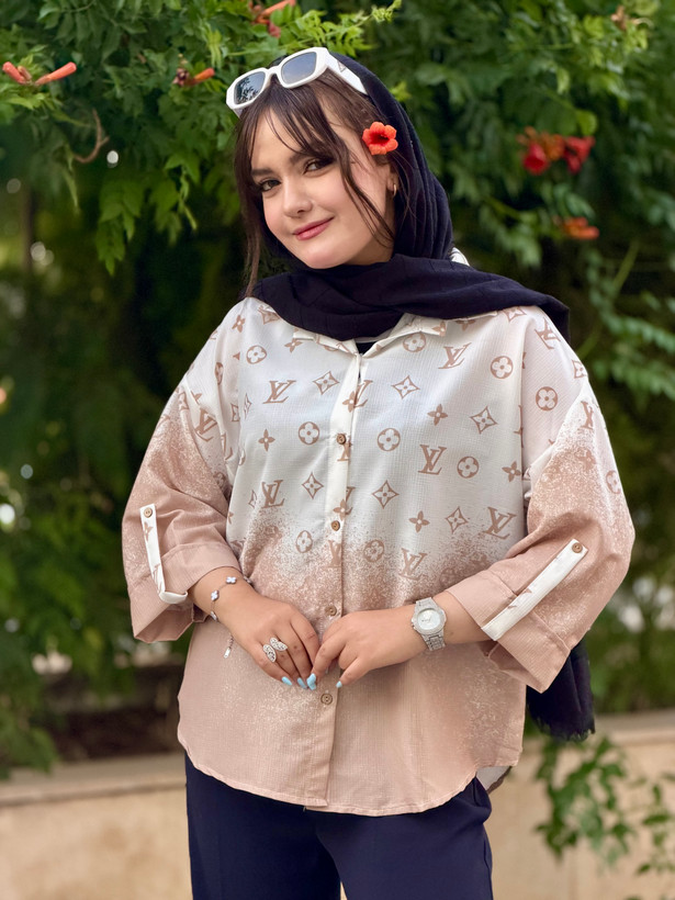 شومیز زنانه طرح LY | فری سایز | ترندی و کاربردی