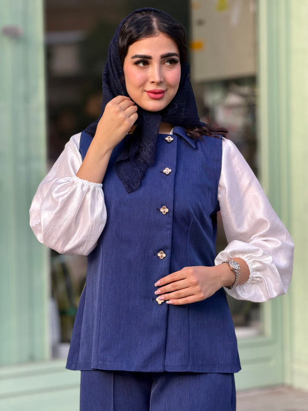 ست جلیقه و شلوار مدل رونیا